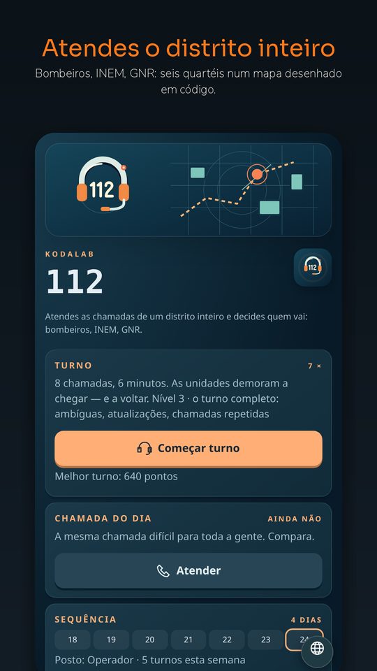 112 — Tu decides quem vai — 1