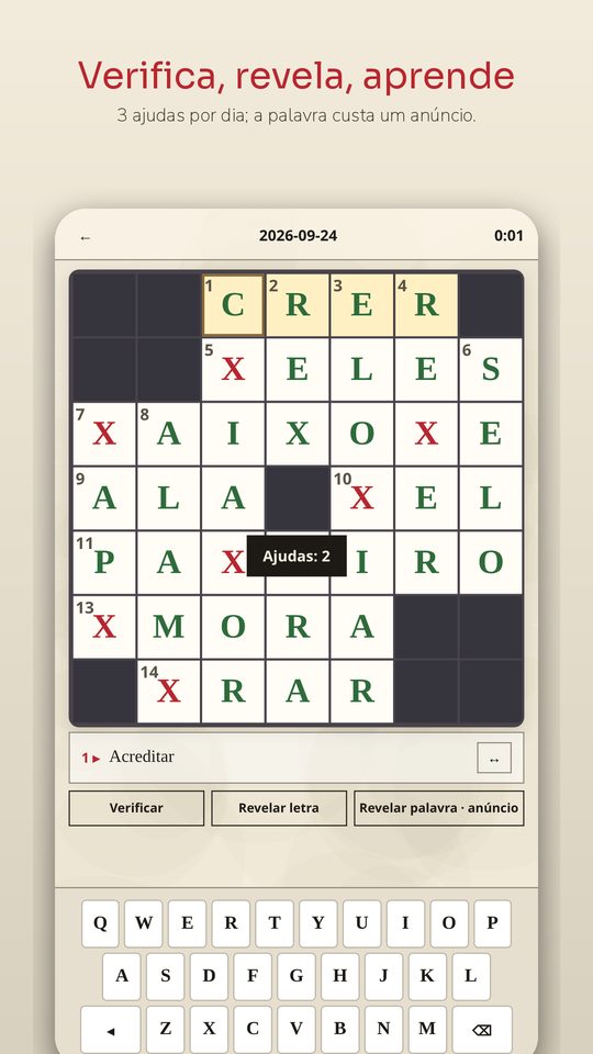 CRUZADAS — Palavras Cruzadas — 3
