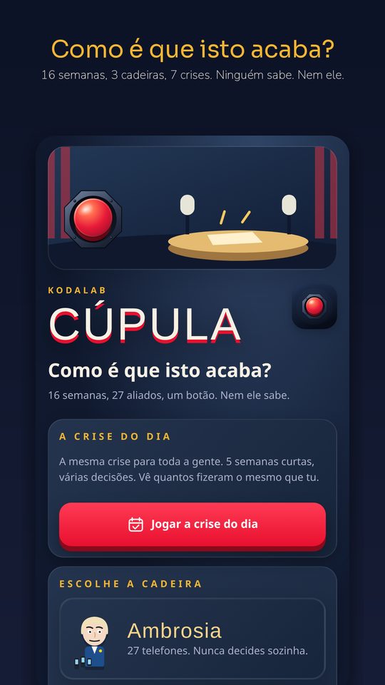 CÚPULA — Sátira Política — 1